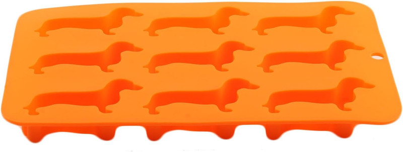9 Cavity Dachshund Dog Silicone Candy Molds For Candy Chocolate Baking Cake Deco gallery