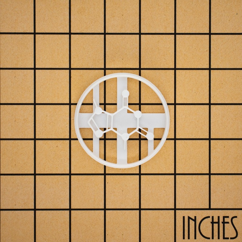 Theobromine Molecule Cookie Cutter - Food Gods Chocolate Cafe Chemistry teacher gallery