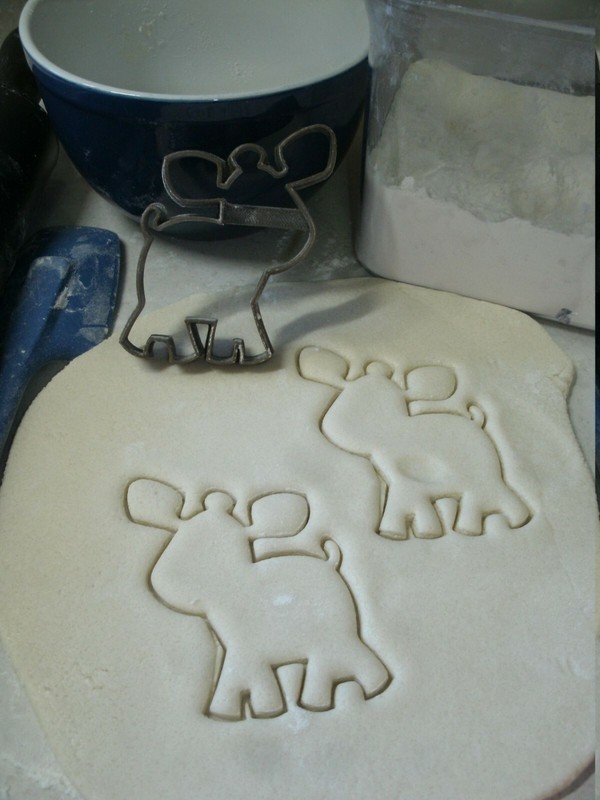 BABY MOOSE OUTLINE WOODLAND CREATURE FOREST ANIMAL COOKIE CUTTER USA PR3639 gallery