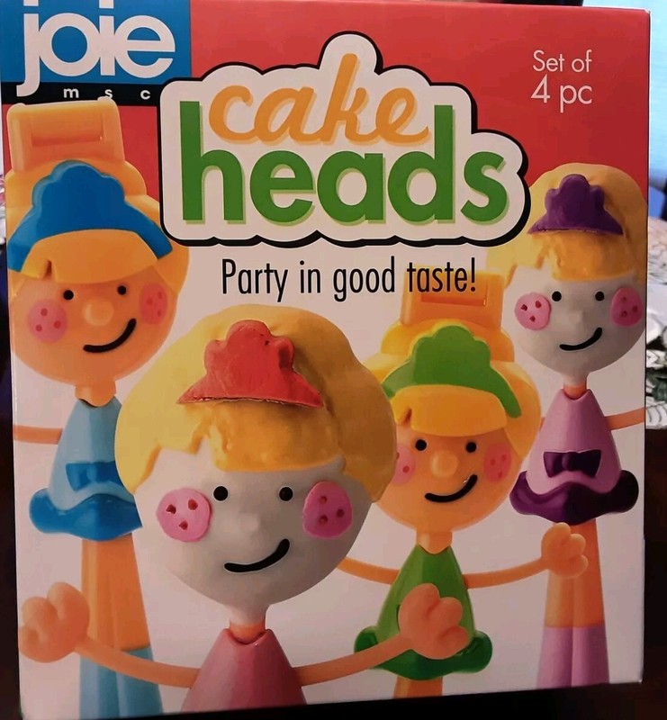 JOIE CAKE HEADS-SET OF 4