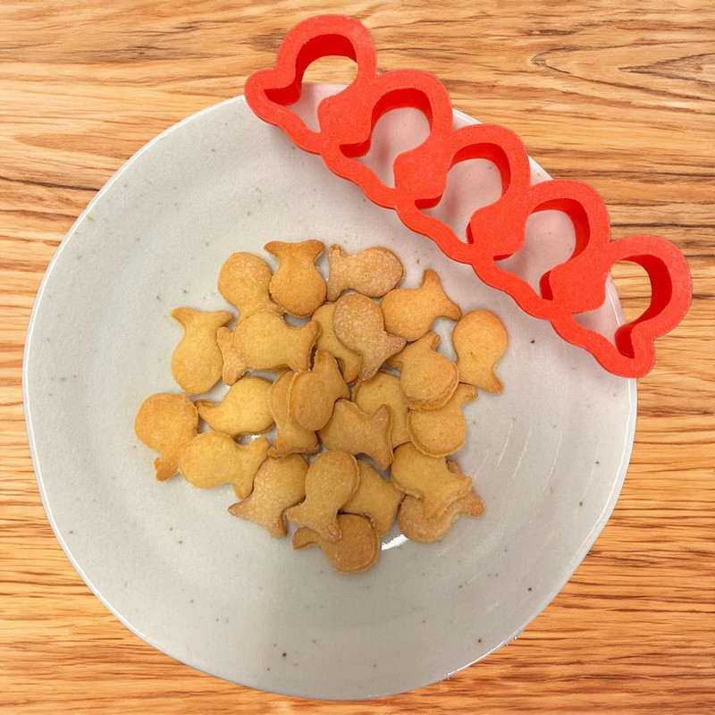 Mini Tiny Goldfish Cracker Cutter and Goldfish Cookie Cutter - 5 X 1 Inch Goldfi gallery