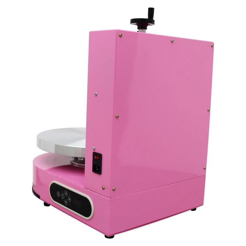 TECHTONGDA Pink Cake Cream Spreading Coating Smearing Machine 6-14 inch 110V gallery