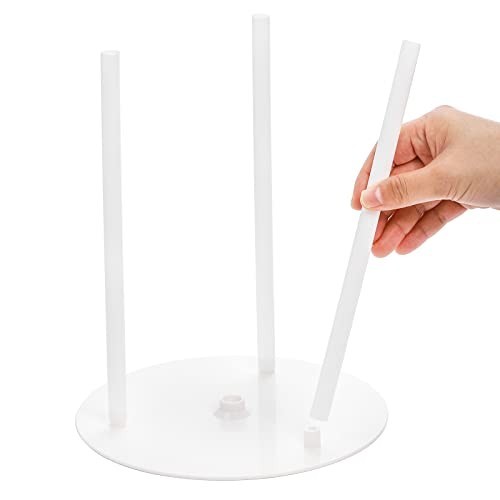 24 Cake Dowel Rods & 8 Separator Plates for Tiered Cakes - Support Stacking, 4-1 gallery