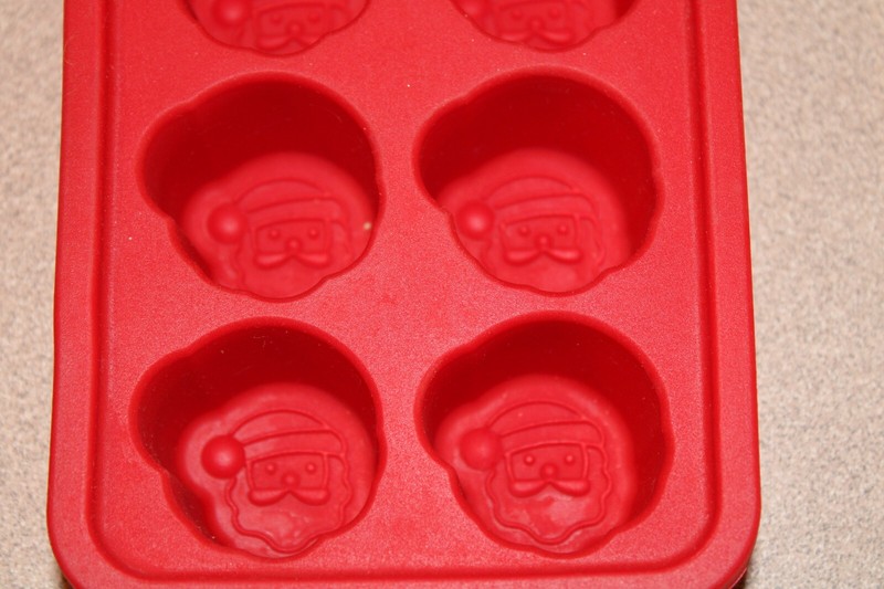 4 Christmas Santa Chocolate Cake Ice Mold Tray Bakeware Mold Candy Silicone gallery