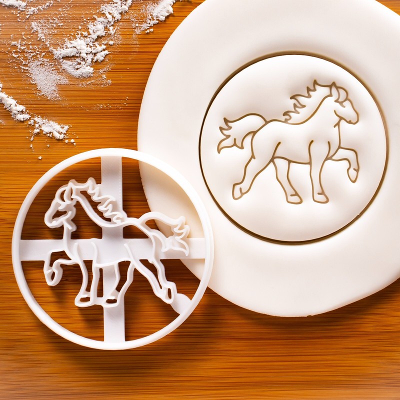 Tolting Icelandic Horse Cookie Cutter – Equestrian farm ranch horseback riding