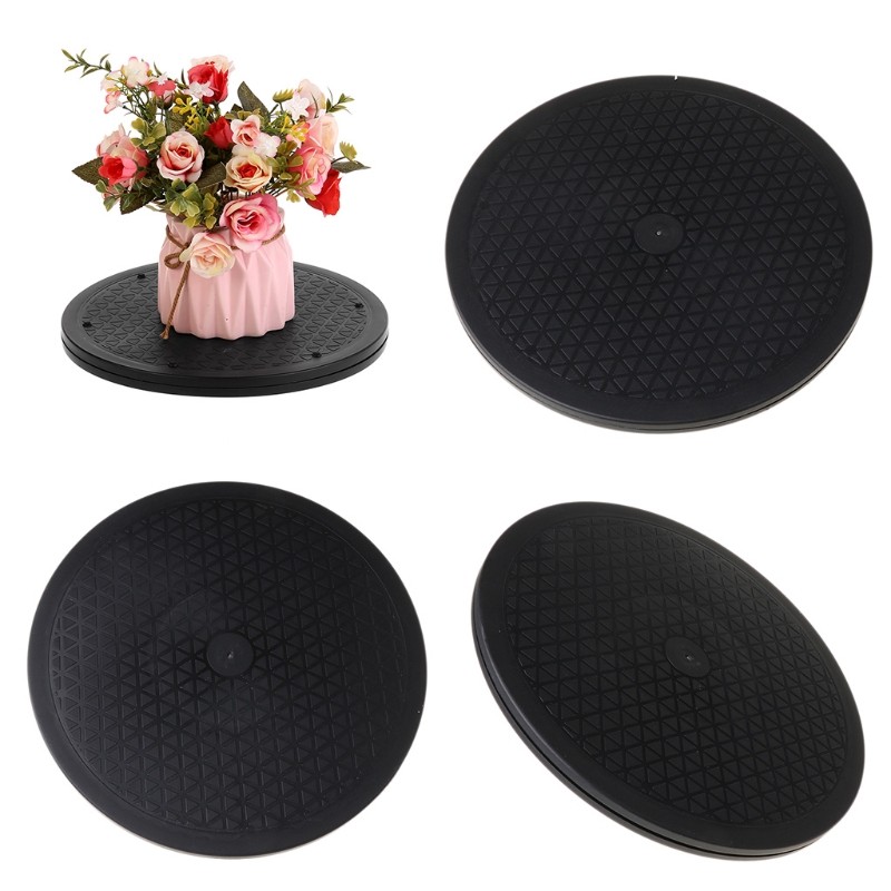 12" Bonsai Turntable Rotating Plate Wheel Revolving Home Kitchen Display Stand gallery
