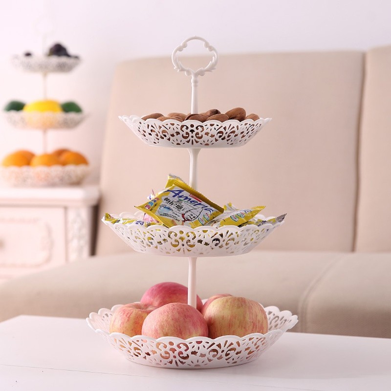 Three Tier Cake Display Stand Plate For Afternoon Tea Party Wedding Decor gallery
