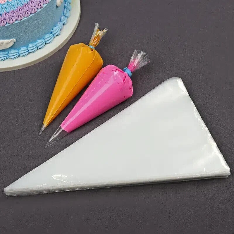 1 Bag of 100 Pieces Thickened Piping Bags Disposable Piping Pastry Bags Cream