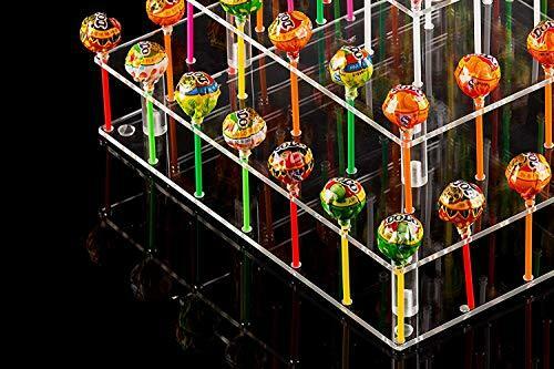 YestBuy Cake Pop Display Stand, 56 Hole Cake Pop Holder, 3 Tiered Lollipop gallery