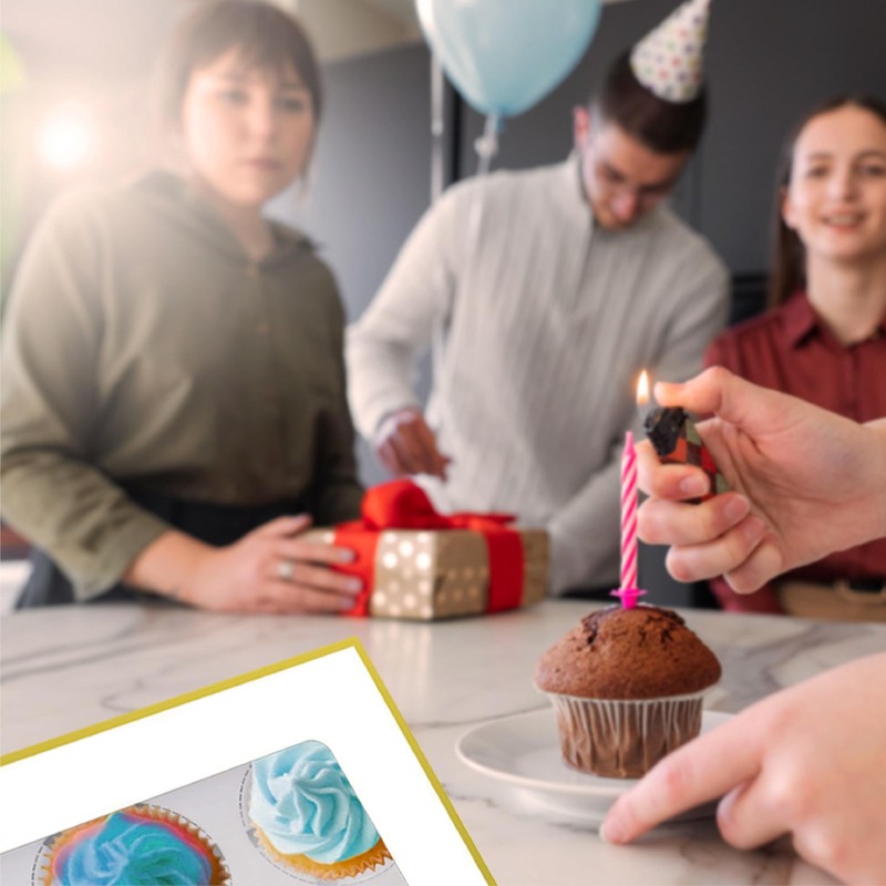 (20 Pack) Gold-Trimmed Cupcake Boxes - 12 Count Cupcake Containers with Remov... gallery