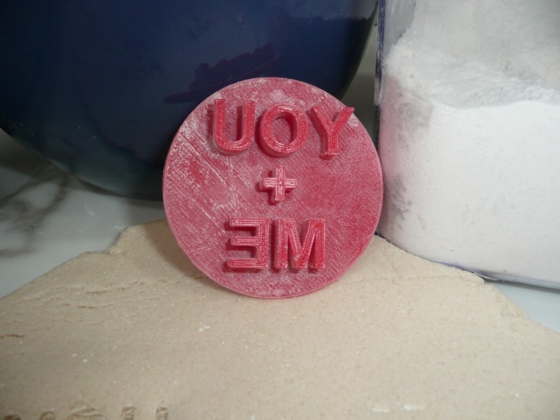 YOU + ME CANDY HEART COOKIE STAMP EMBOSSER MADE IN USA PR5471 gallery