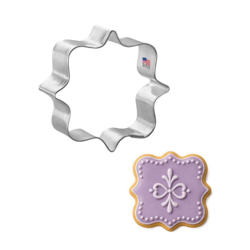 Mini Square Plaque 1.75” Cookie Cutter Metal