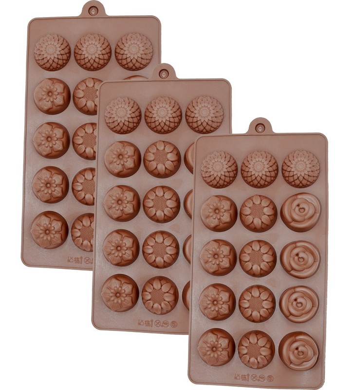 Silicone Candy Chocolate mold Flower Dinosaur Animal Zoo Rose Kids DIY Treats gallery