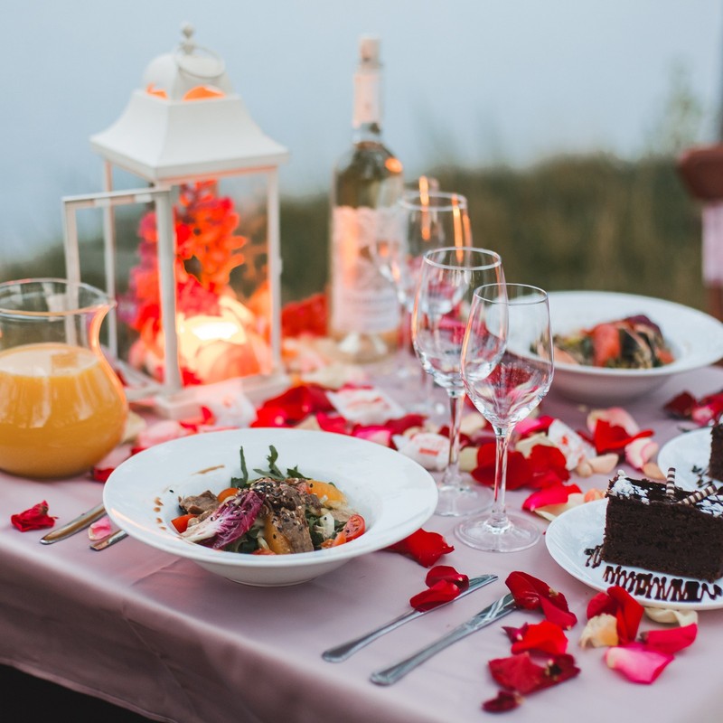 1000pcs Artificial Pink Petals, for Decoration, White/Yellow gallery
