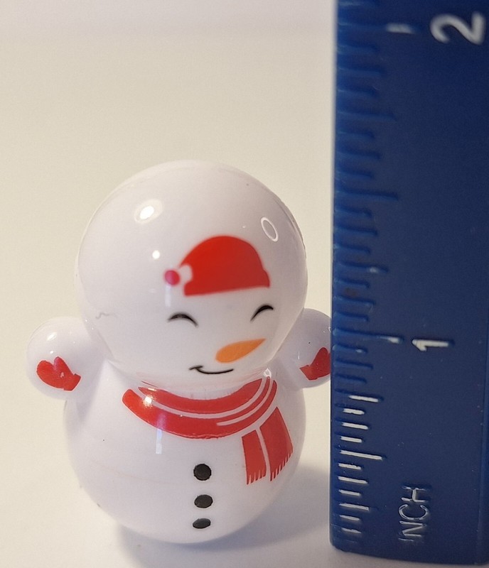 Tiny Roly Poly Snowman Trees Cake Toppers Crafts 27 Pieces Christmas Holiday Set gallery
