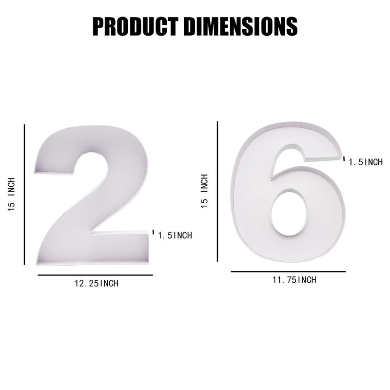 15.2 Inch Fillable Charcuterie Cardboard Number 26 Paper Mache Decoration Box gallery