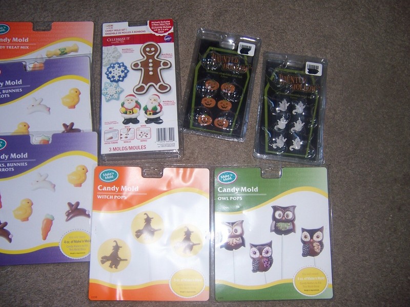 11 candy mold chocolate holidays . Halloween Easter Christmas New gallery