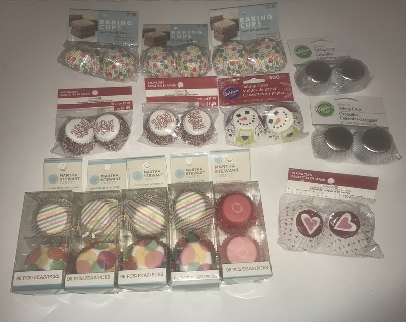 14 New Pk Mini Baking Cups/ Treat Wrappers Martha Stewart / Wilton / Celebration