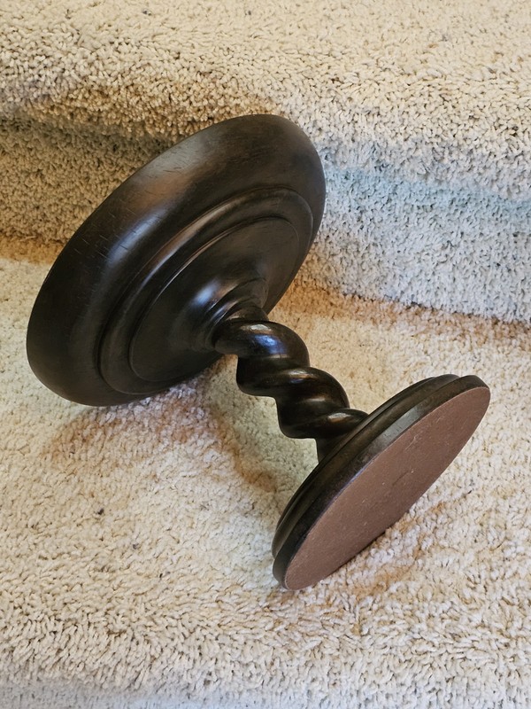 Southern Living At Home Vintage Brown Resin Twisted Cake Stand Discontinued gallery