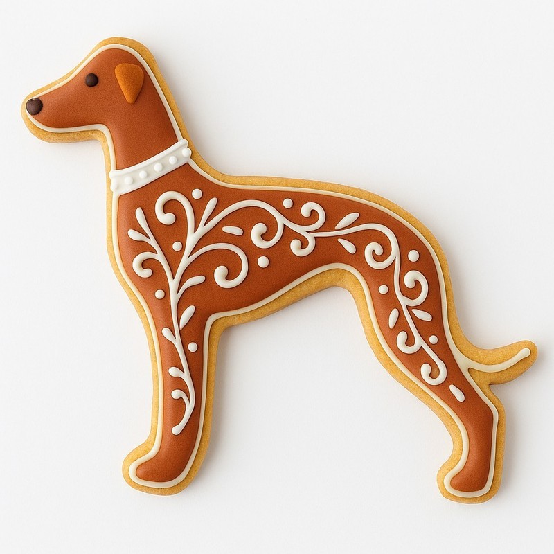 Greyhound Dog 4.5'' Cookie Cutter Metal Pet Animal Shelter Treats gallery