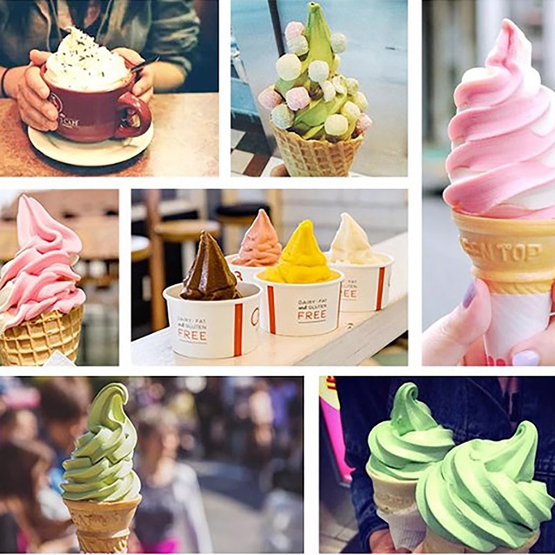 Ice Cream Shape Nozzle Lids Modelling Caps Replacement Soft Ice Cream Machines gallery