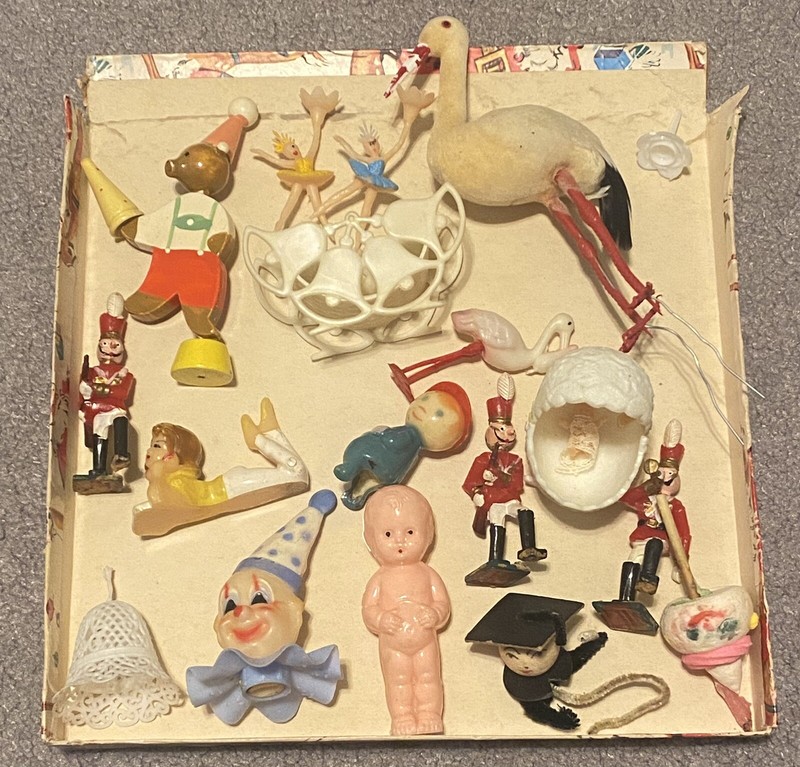 Vintage Cake Topper Lot Wilton Ballerina Wedding Graduation Baby Shower Clown
