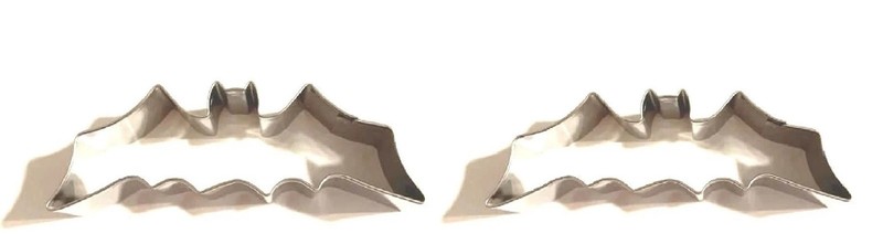 Stainless Steel Cookie Cutters Bat shape Halloween standard size 4″ wing span
