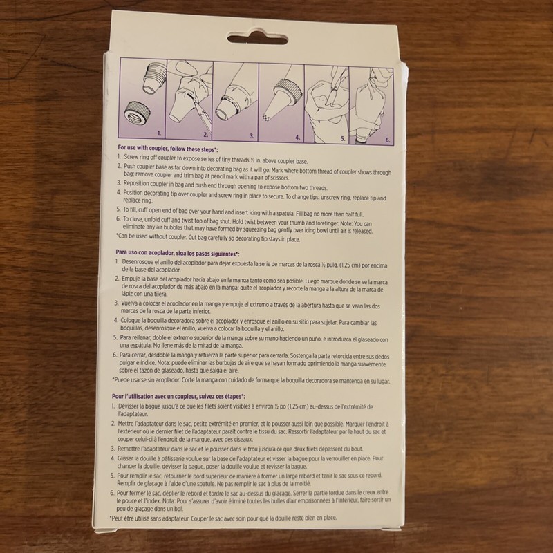 Wilton 12" Disposable Decorating Bags - 24 Count for Icing & Cake Decor gallery