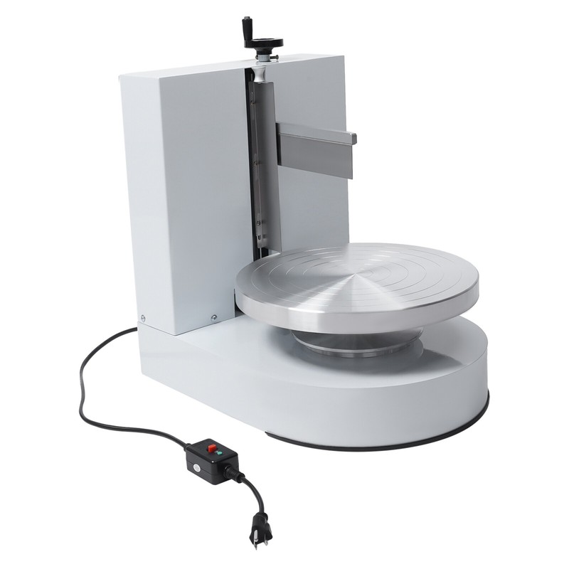 Display Smooth Cream Adjustable 4-12'' Birthday Cake Decorating Machine White gallery