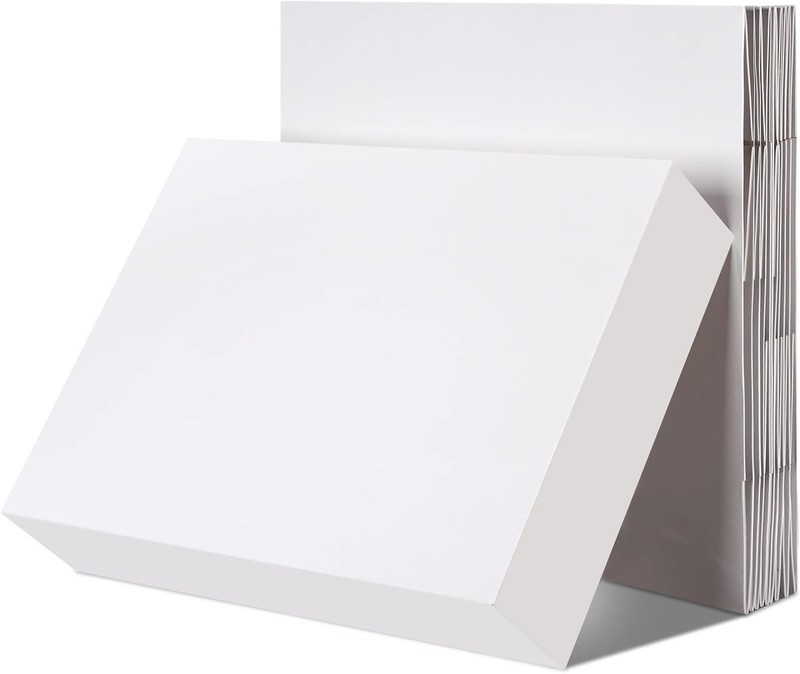 10 Pack 19 x 14 x 4 Inch Cake Box, Cardboard Cake Boxes, Large Rectangle Boxes,