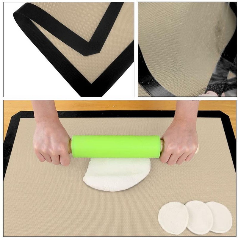 24Pcs Silicone Baking Mat Set Nonstick Bakeware Oven Kit Sheet Macaroon Cookie gallery