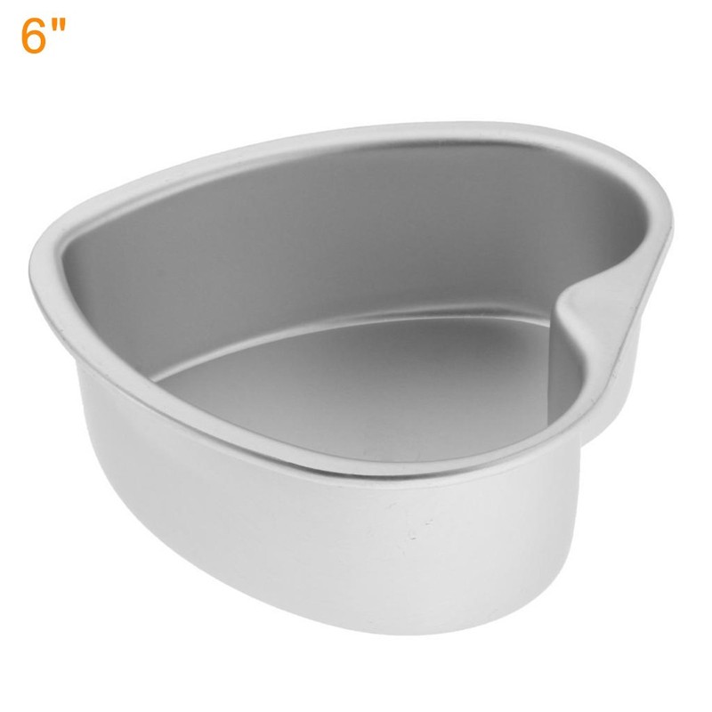 Heart Shaped Baking Pan Aluminum Alloy Rust Resistant 15cm 20cm 24.5cm gallery