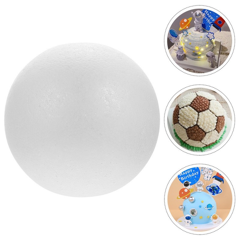 Reusable Foams Cake Ball Shaped Fake Cake Model Practicing Accessory gallery