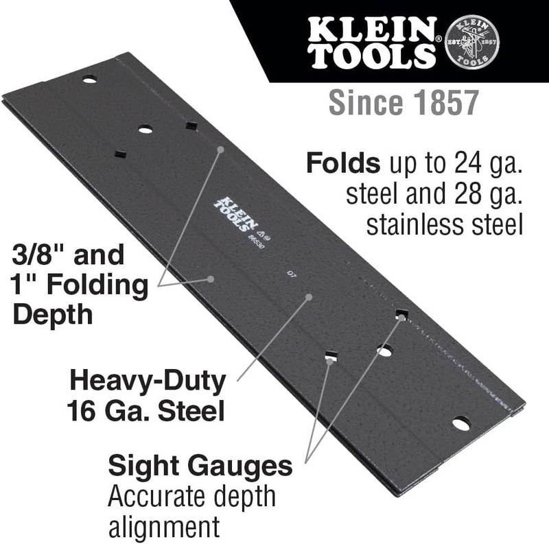86532 Metal Folding Tool for Duct Bending 18 x 3-Inch Folds Up to 24 ga CRSM ... gallery