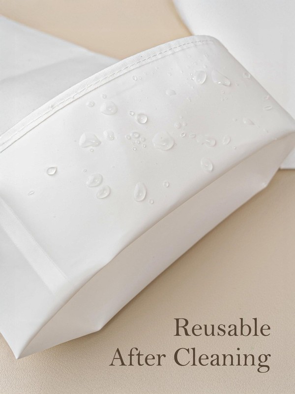 4 Pcs 18 Inch Pastry Bag Cotton with Plastic Coating, Reusable Piping Bags Ca... gallery