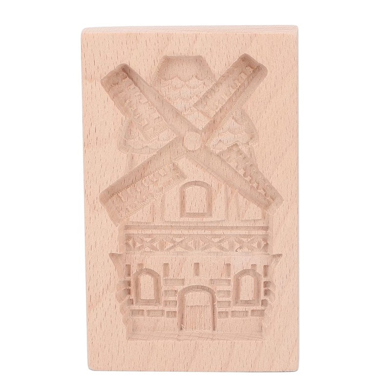 Wooden Cookie Mould 3D carved Beechwood Reusable DIY Press Stamp Biscuit Mold... gallery