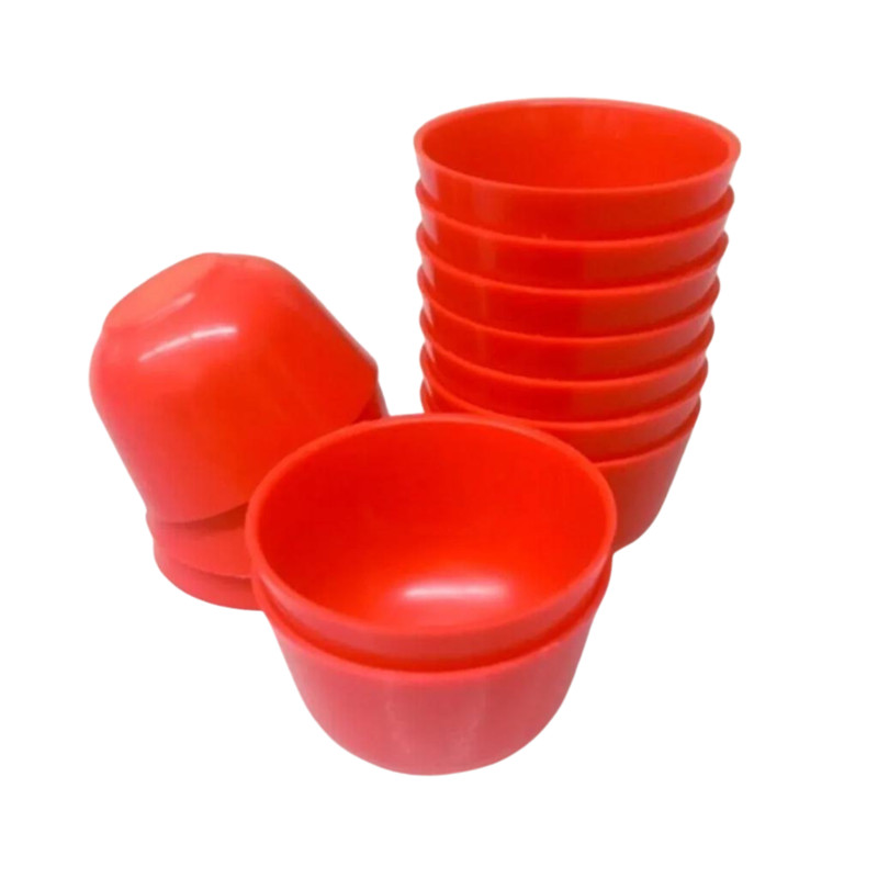 Puto Mold Talam Pichi Kutsinta Lompang Red Color 36 pieces 4.5cm Kueh Small Size gallery