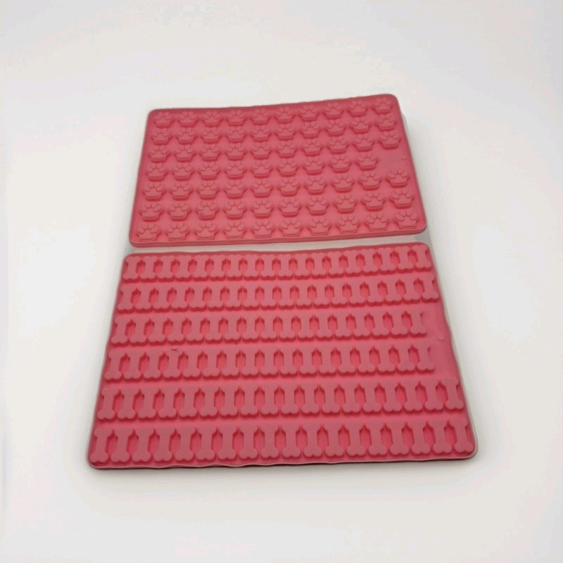 Mini Silicone Molds Dog Treat, 106 Dog Bones 69 Paw Prints, 1″ 7/8″