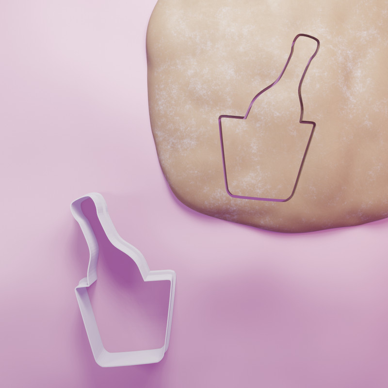 Champagne Ice Bucket cookie cutter