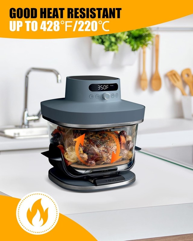 230PCs Air Fryer Liners Perforated for Crispi Pro 6-in-1 Glass Air gallery