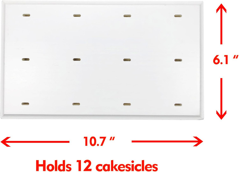 Wood Cakesicle Stand Display - 12 Count Popsicle Sticks Holder for Dessert Table gallery