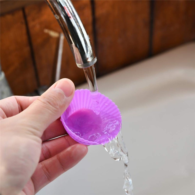 2 Inch Mini Size Silicone Baking Cups Muffin Cups, Reusable and Nonstick Mini... gallery