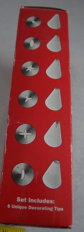 Kuhn Rikon Cookie Press and Decorating Set 20 Disks 6 Tips Switzerland Booklet gallery