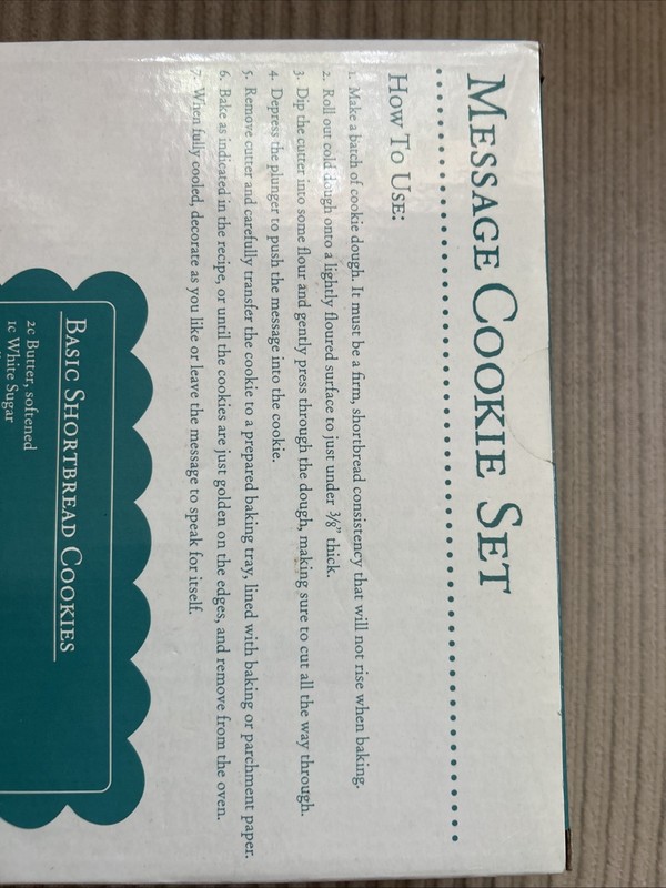 Cost Plus World Market Message Cookie Set gallery