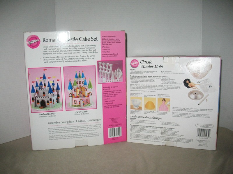 Wilton Romantic Castle Cake Set and Classic Wonder Mold Doll-You Get Both gallery