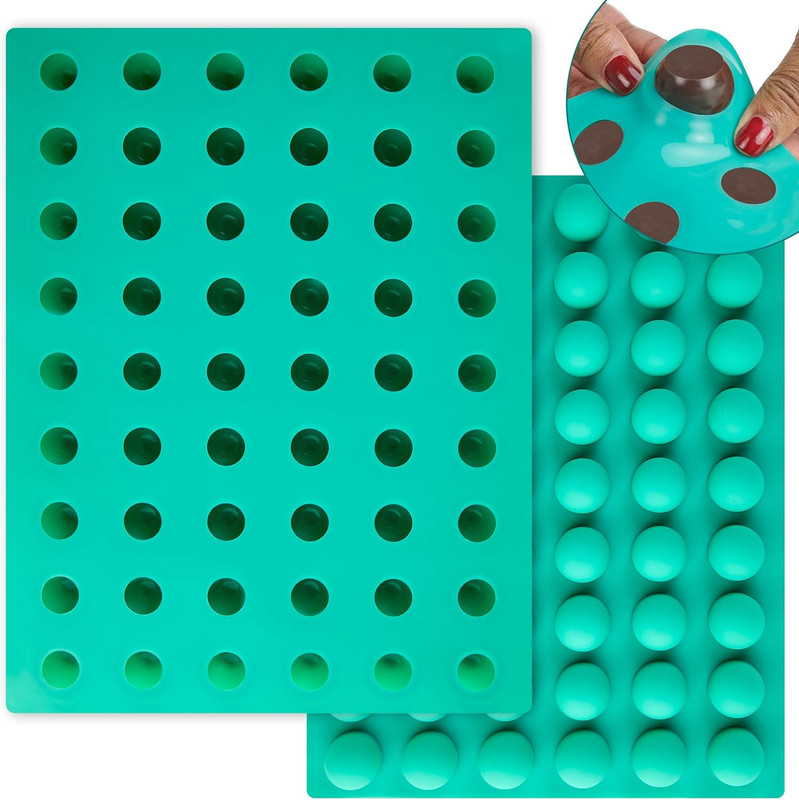 round Silicone Mold for Chocolate Truffles, Ganache, Jelly, Pralines and Caramel