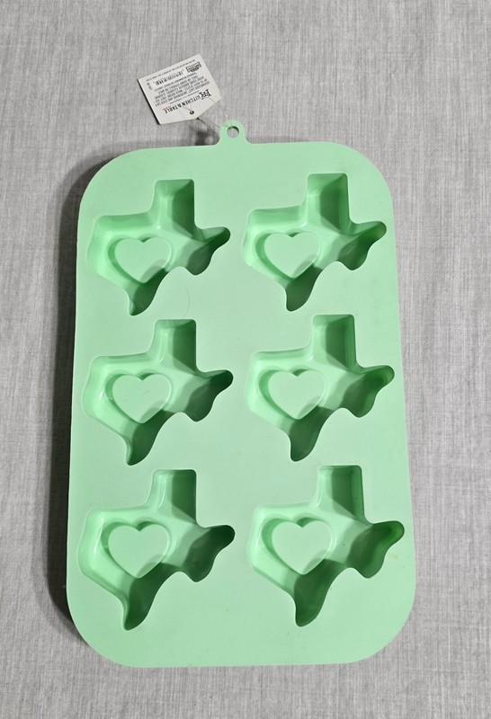 Silicone Heart of Texas Candy Ice Cube Cake Ice Cream Chocolate Mold BRAND NEW gallery