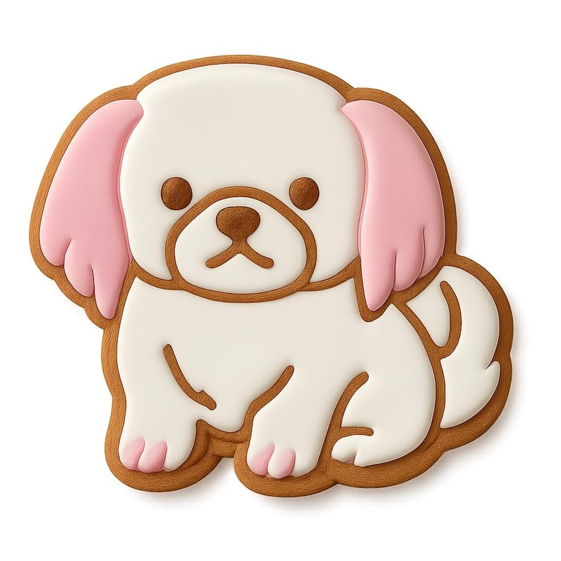Pekingese Puppy Cookie Cutter & Stamp – 4×3.2