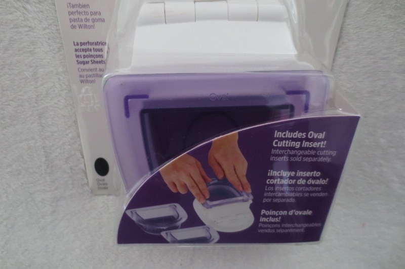 Wilton Sugar Sheets Fondant Punch Set Oval Cutter New gallery