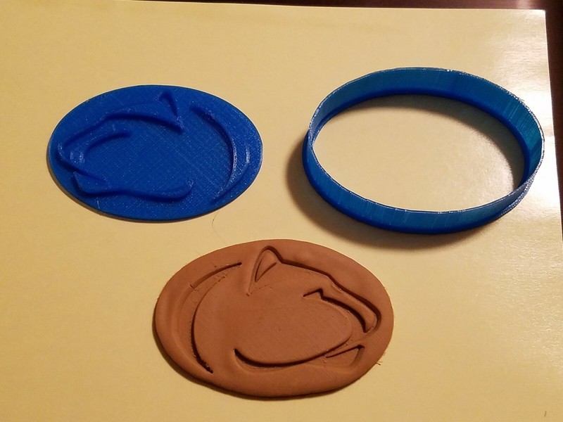 Penn State Cookie Cutter/Nittany Lions Cookie Cutter/Fondant Cutter/Playdoh Cutt